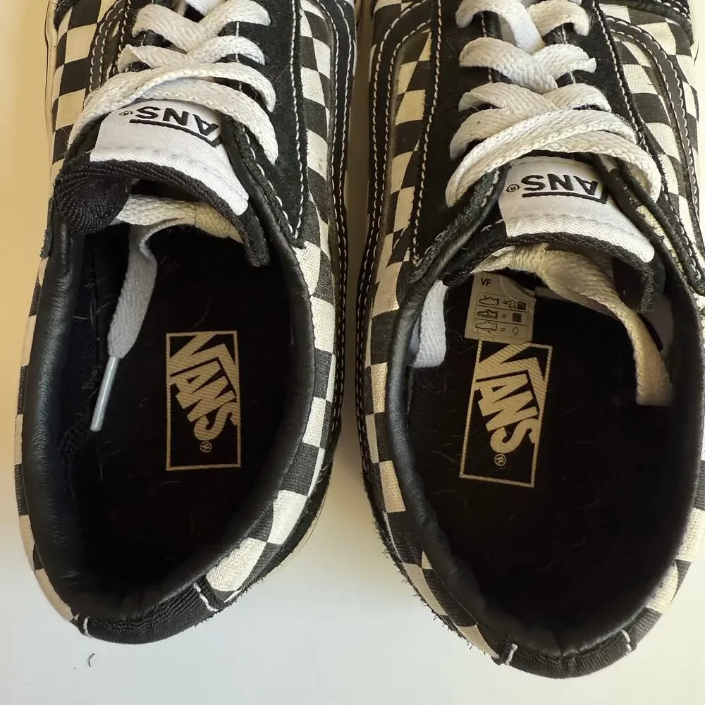 Vans Youth Old Skool Checkerboard Shoes 4 - Picture 10 of 11
